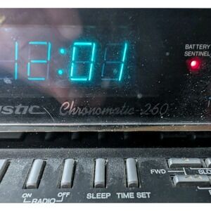 Realistic Chronomatic 260 Digital AM/FM Alarm Clock Radio 12-1567 Vintage Tested